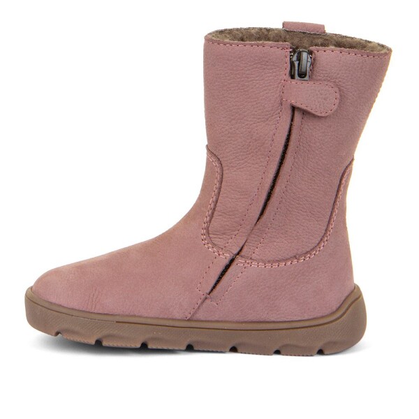 Dívčí zimní barefoot kozačky ZERU TEX BOOT Dark Pink, Froddo, G3160242-3, růžová - 24