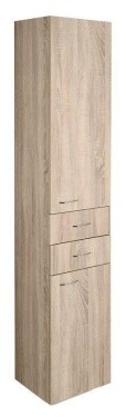 AQUALINE - ZOJA/KERAMIA FRESH skříňka vysoká 35x184x29cm, dub platin 51222
