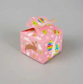 Cake Star Cake Star Velikonoční krabička růžová (10 x 10 x 7,5 cm)