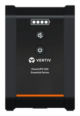 Vertiv PowerUPS 200 Essential černá / Záložní zdroj UPS / 1000VA/525W / 230V / Line-Interactive / 4x Schuko (PSA6E-1000IT-SCH)