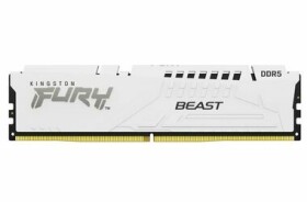 Kingston Fury Beast White 16GB (1x16GB) DDR5 5200MHz / CL40 / DIMM / On-Die ECC / XMP / 1.25V (KF552C40BW-16)