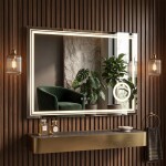 REA - Zrcadlo LED 80x60cm HAVEN HOM-01806