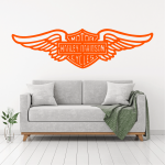 Samolepka Harley Davidson křídla Barva: bílá, Velikost: 80 x 22 cm