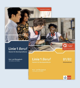Linie 1 Beruf B1/B2 & B2 – Hybride Ausgabe – Kurs./Übungsbuch PAKET + MP3/Video allango.net - Ulrike Moritz