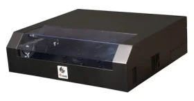 Equip Slim Flex nástěnná skříň 5U černá / Nástěnná skříň / 500x475 mm / ocelové dveře / nosnost 30 kg (ESF-05-B)