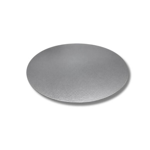Podložka pod dort MDF TENKÁ Cake Star stříbrná kruh 25 cm 10" (1 ks)