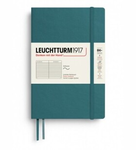 Leuchtturm1917 Zápisník Stone Blue Softcover B6+ linkovaný