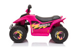 Mamido Dětská elektrická čtyřkolka pro nejmenší Speed Junior 6V 7Ah růžová