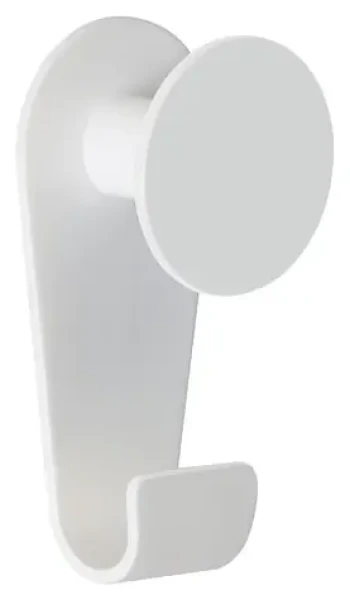 Spirella MISTERHOOK bílá / Samolepicí háček / ABS / 41 x 86 mm