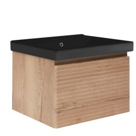 Koupelnová skříňka s umyvadlem Naturel Savona 78x43x45 cm dub mat SAVONA80DHU1B SAVONA80DHU1B