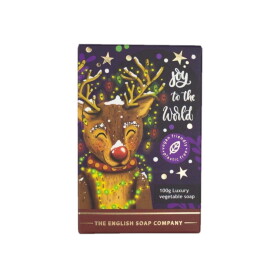 The English Soap Company Vánoční mýdlo Christmas Reindeer - 100 g, hnědá barva