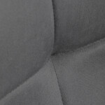 Jídelní židle, šedá, sametová látka, CT-V5081 GREY4