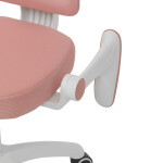 Dětská židle, výškově nastavitelná, růžová síťovina, KA-K1063 PINK