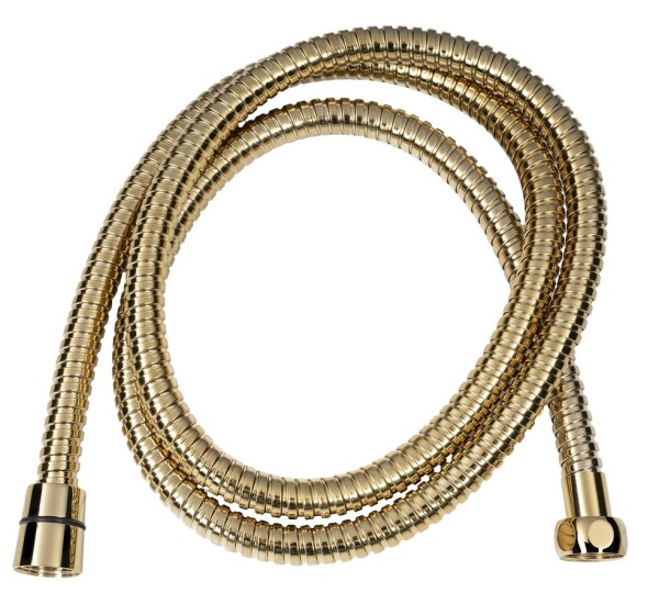 SAPHO - POWERFLEX kovová sprchová hadice, 150cm, zlato FLEX150G