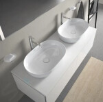 DURAVIT - Luv Umyvadlo na desku, 600x400 mm, bez přepadu, bílá 0379600000