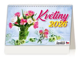 Kalendář stolní 2026 - Květiny