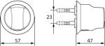 HANSA - Držáky Držák sprchy, chrom 04430100