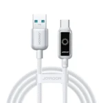 Joyroom S-A55 StarFlight Nabíjecí kabel USB-A (M) - USB-C (M) 66W 1.2m bílá (6956116771096)