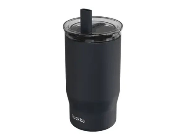 Quokka Nerezový termohrnek s brčkem Mist Black 720 ml (40138QO)