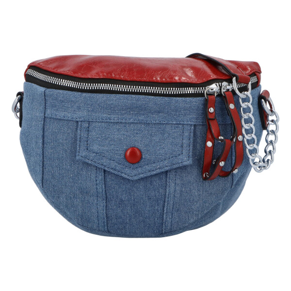 Retro jeansová ledvinka Roy4l, modrá