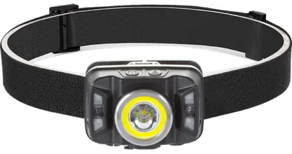 Vayox VA0025 / Čelová svítilna / LED XTE5W + COB10W / Senzor pohybu / Akumulátorová (VA0025)