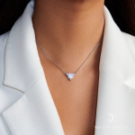 Royal Fashion stříbrný náhrdelník DR24902N-SILVER-MOONSTONE
