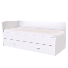 Nábytek Mikulík Zvýšené lůžko DUO s přistýlkou se 2 zvýšenými čely /vč.roštů/ - bílý lesk, antracit, aj.
