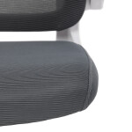 Kancelářská židle, houpací mechanismus, šedá síťovina, KA-Q843 GREY