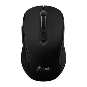 C-TECH WLM-12BK černá / Bezdrátová optická myš / 1600DPI / 6 tlačítek / BT/2.4GHz / USB nano receiver (WLM-12BK)