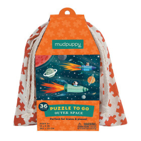 Mudpuppy Puzzle na cesty - Vesmír (36 dílků)