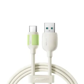 Joyroom S-A53 Nabíjecí kabel s fluorescenčním hrotem USB-A (M) - USB-C (M) 3A 2m béžová (6956116730697)