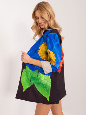 Dámské sako DHJ MA 18525 19.12x Černá mix vzor - FPrice černá- MIX barev one size