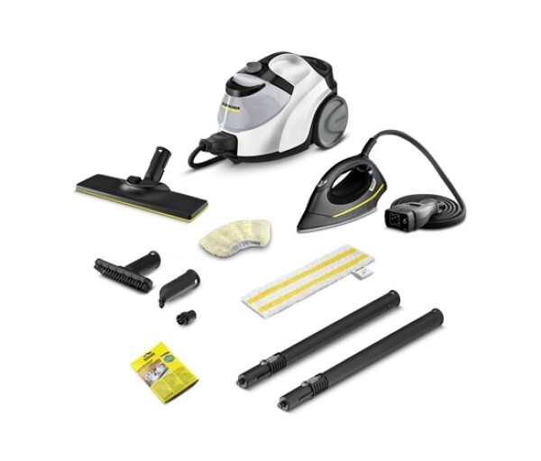 Kärcher SC 5 EasyFix Iron parní čistič, 2250 W, 4.2 bar, zabíjí až 99.999 % virů a 99,99 % bakterií, napařovací žehlička