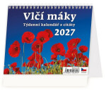 Kalendář stolní 2027 - Vlčí máky