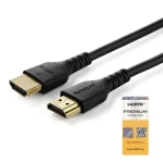 StarTech Premium HDMI kabel s aramidovými vlákny černá / Kabel / HDMI - HDMI / 1 m / s Ethernetem / HDR10 (RHDMM1MP)