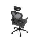 Kancelářská židle, houpací mechanismus, šedá, KA-K2021 GREY