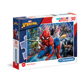 Clementoni Puzzle Supercolor Spider-man / 30 dílků - Russ