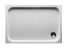 DURAVIT - D-Code Sprchová vanička 110x75 cm, alpská bílá 720097000000000