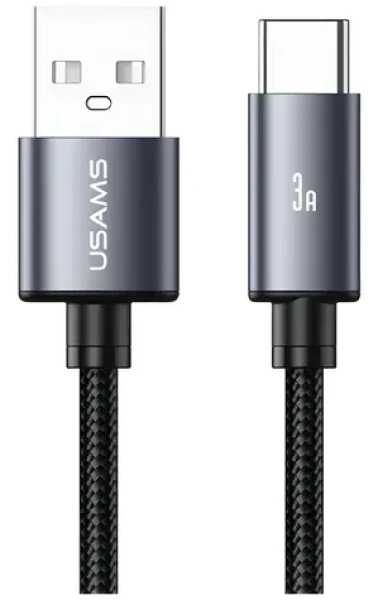 USAMS U91 Tarnish / Datový kabel / USB-C - USB-A / 1m / 18W (SJ767USB01)