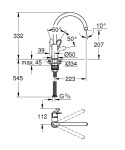 GROHE - BauFlow Dřezová baterie, chrom 31538001