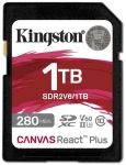 Kingston Canvas React Plus V60 SD 1TB / UHS-II / V60 / U3 / Class 10 (SDR2V6/1TB)