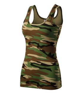 Camo Triumph tílko dámské camouflage brown S