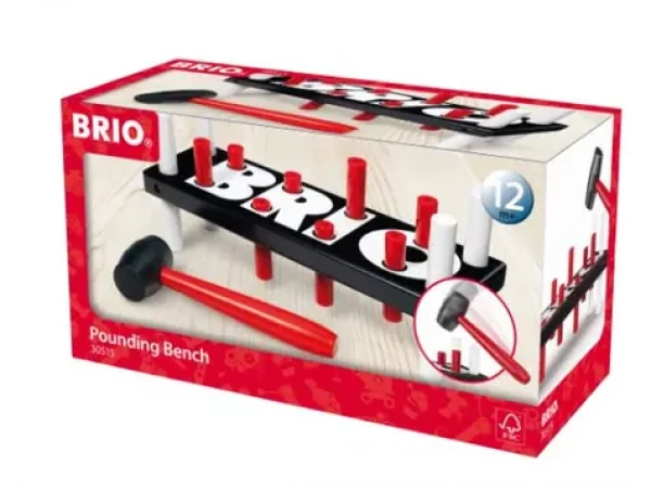 BRIO Zatloukaní kolíků