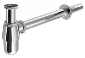 Bruckner Umyvadlový sifon 5/4", DN32mm nízký, chrom 151.211.1