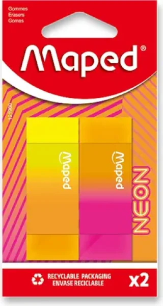 MAPED Sada dvou pryží Neon (0043/9121900)