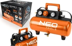 NEO Energy+ 04-620 / Bateriový kompresor / 18 V / 8 bar / 3,8 l (04-620)
