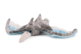 Pterosaur dinosaurus plyš 40x28cm šedivý 0m+
