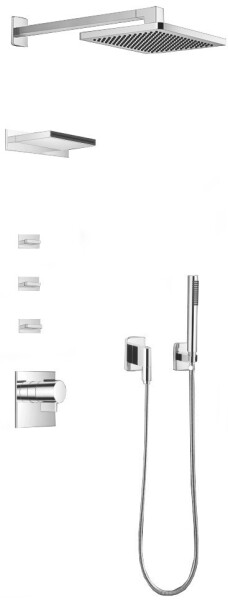 MEXEN - Boka podomítková sprchová baterie, chrom 7603-03-00