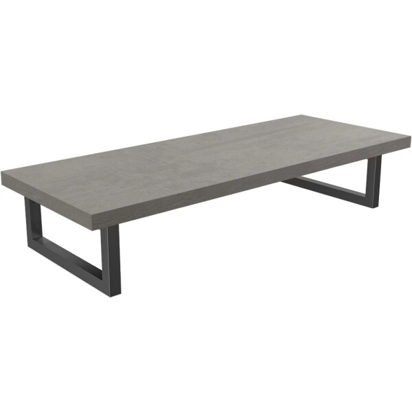 CERANO Deska pod umyvadlo Navira Pro + podpěrná konzole - betonově šedá - 70x46x3,6 cm - 6061166