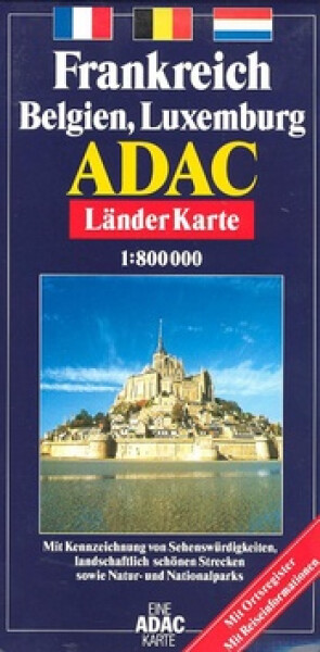 Frankreich, Belgien, Luxemburg 1: 800 000